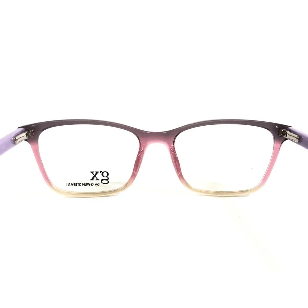GX by Gwen Stefani Eyeglasses Frames GX824 PUR Purple Gradient Cat Eye 50-16-130